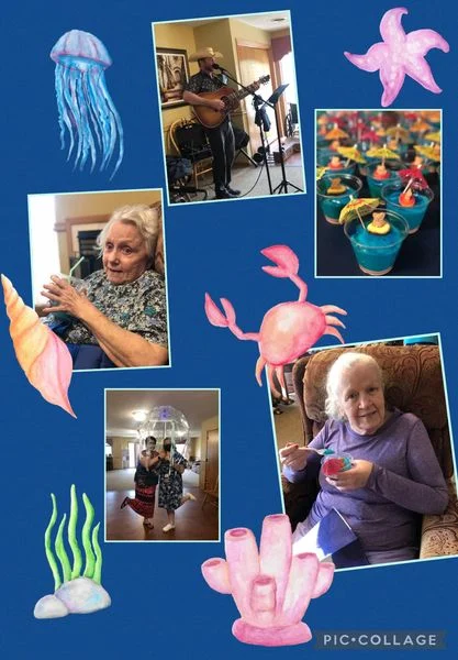 Musical entertainment for residents