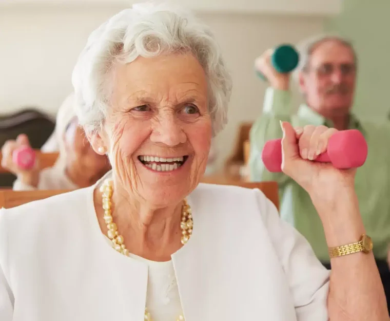 Residents taking part in a Mankato activity